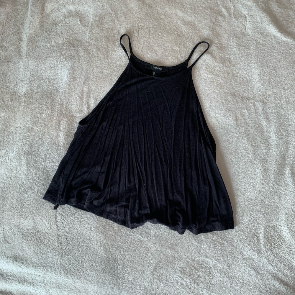 LAST CHANCE:  Black Crop Top